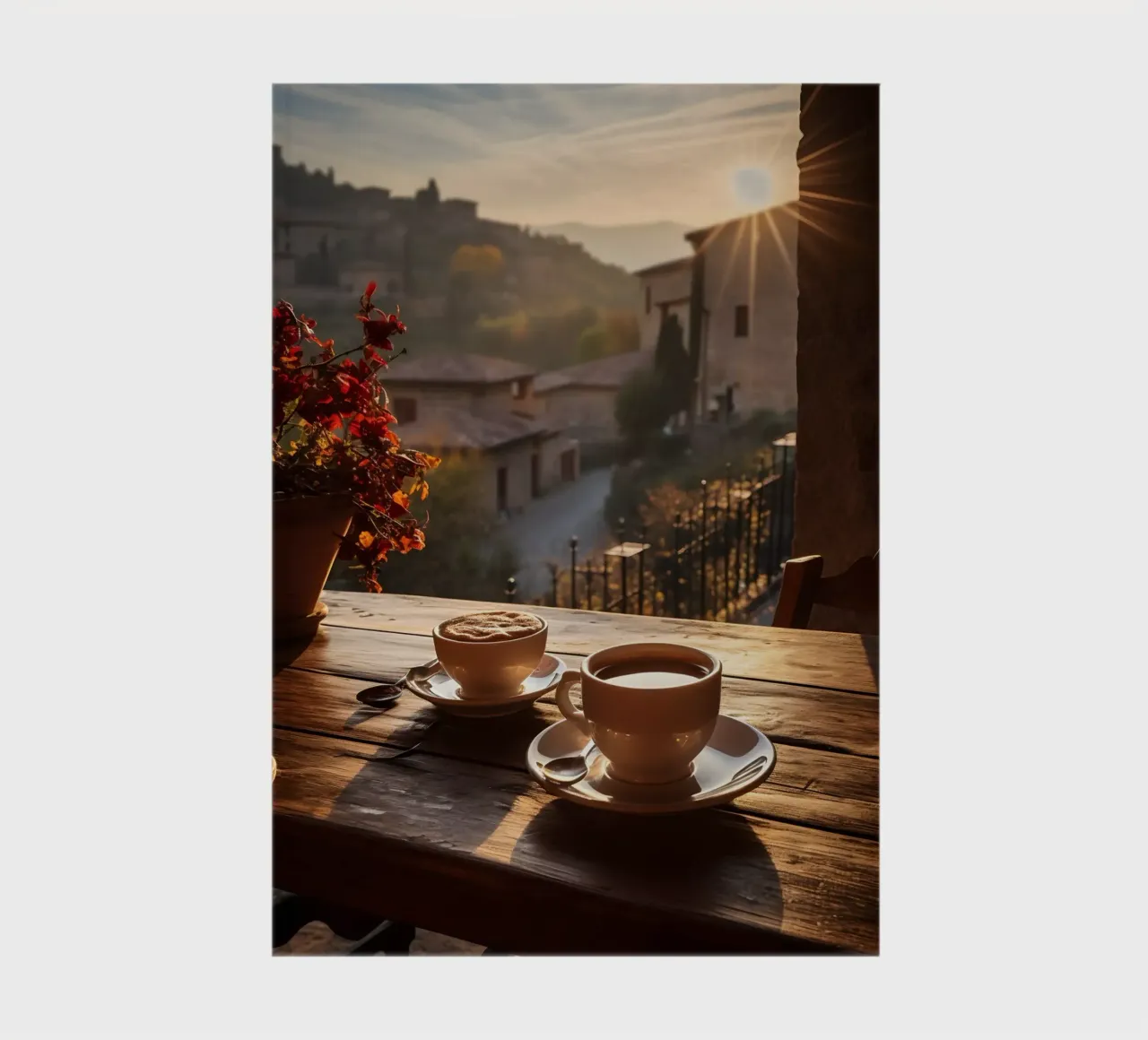 Caffè alla finestra diario da M-Ulrich-Digital Art