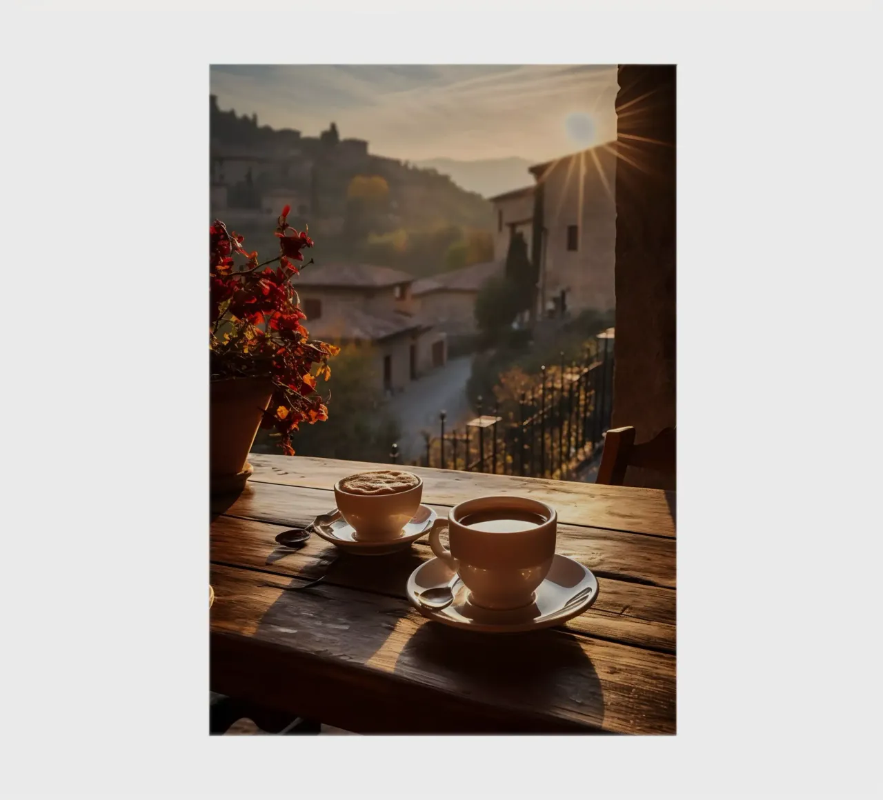 Caffè alla finestra diario da M-Ulrich-Digital Art