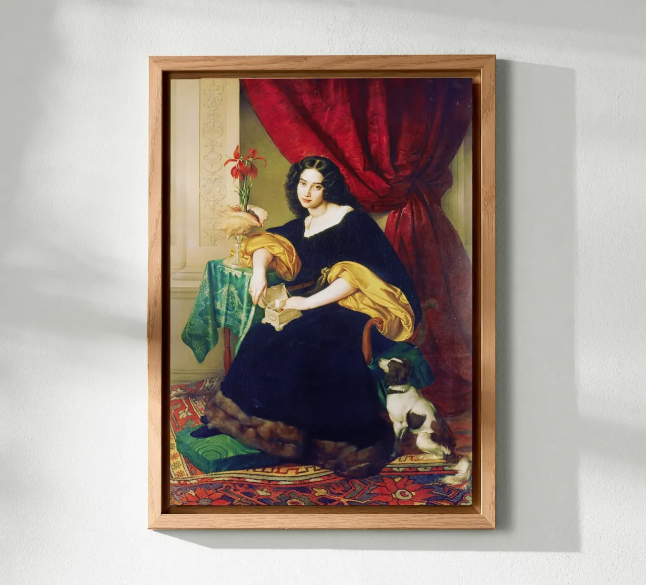 Pauline Huebner di Julius Huebner alluminio dibond da Venus Art