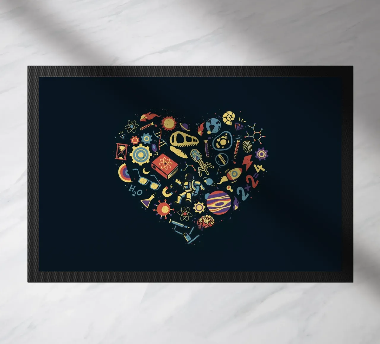 Scienza dell'amore zerbino da Tobe Fonseca
