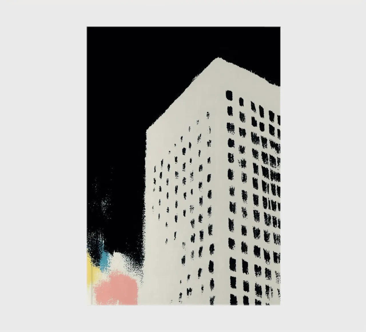 Edificio Risograph minimalista diario da Nikis Art Studio