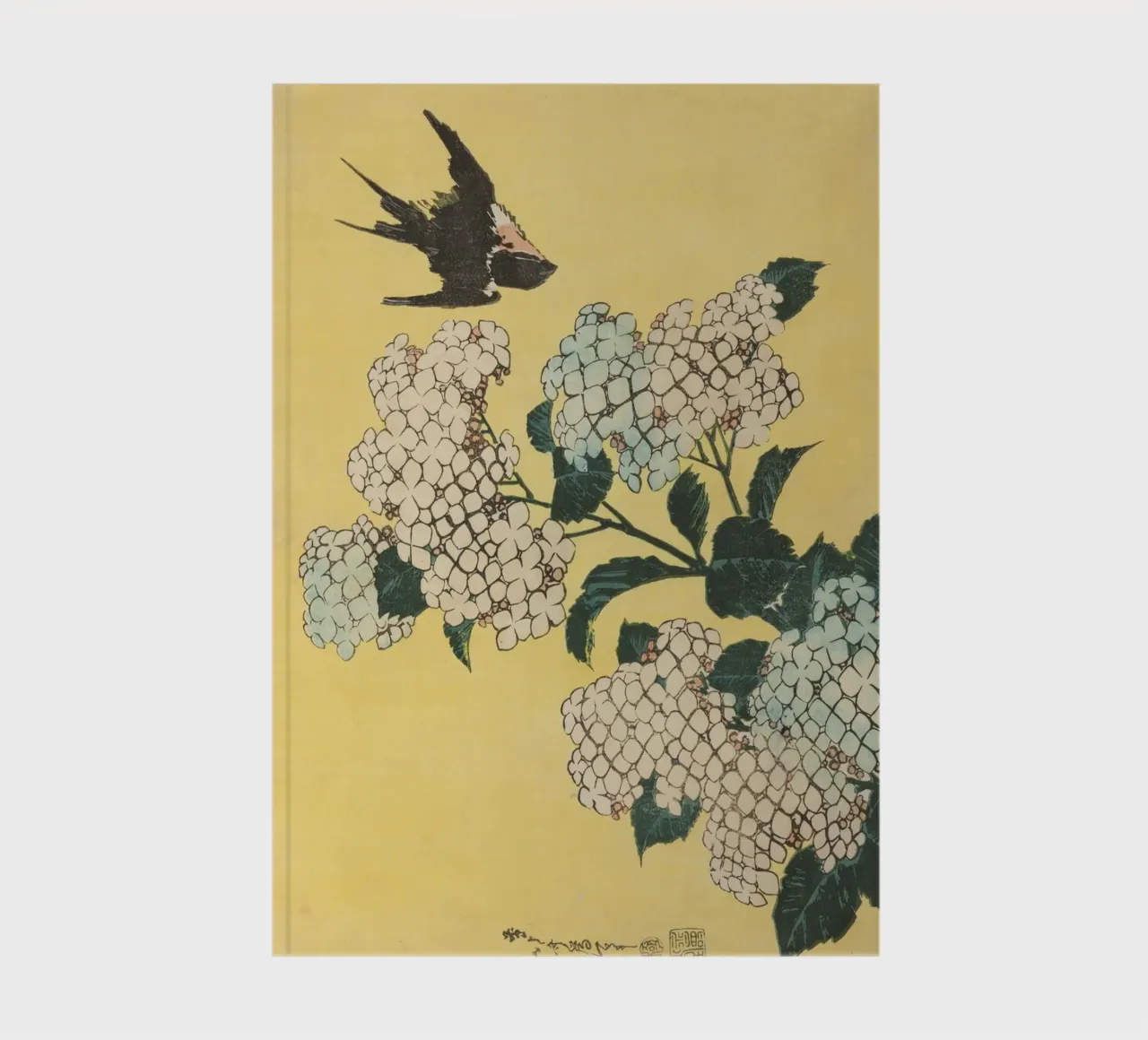 Hydrangea and Swallow diario da vintageshop
