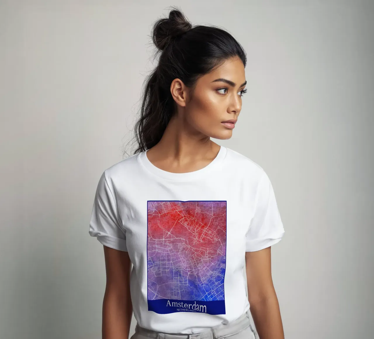 Amsterdam NETHERLANDS t-shirt da WorldPrint