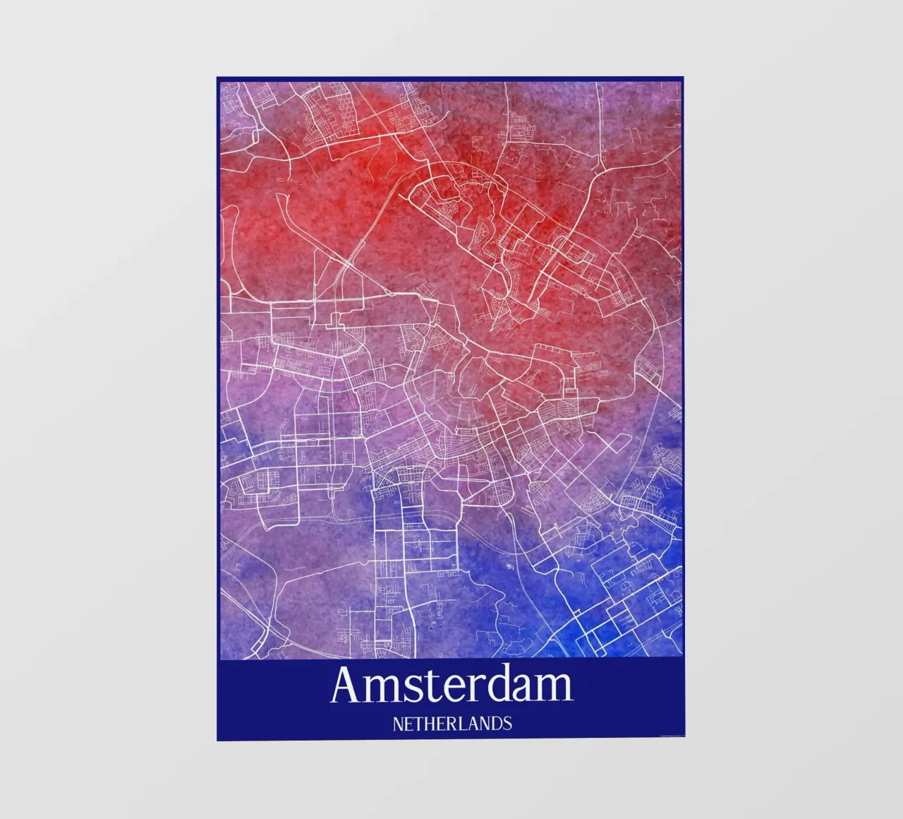 Amsterdam NETHERLANDS telo in pvc da WorldPrint