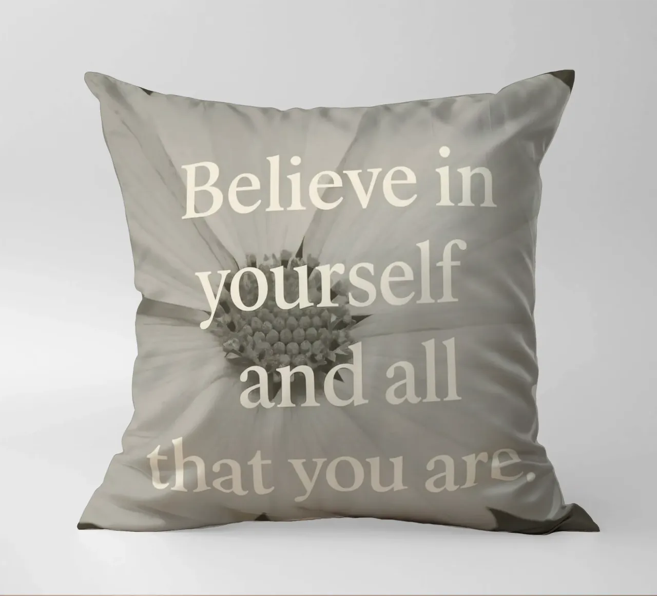 Believe In Yourself And All That You Are cuscino da treechild