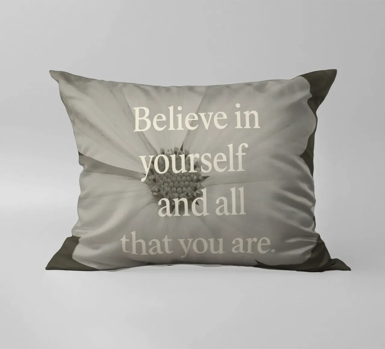 Believe In Yourself And All That You Are cuscino da treechild