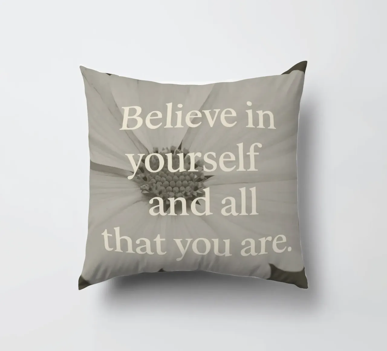 Believe In Yourself And All That You Are cuscino da treechild