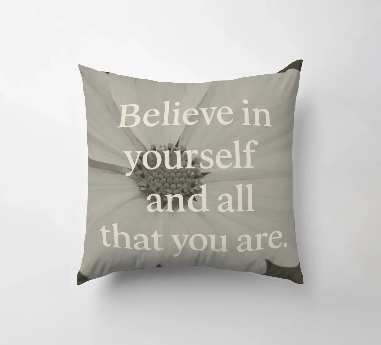Believe In Yourself And All That You Are cuscino da treechild