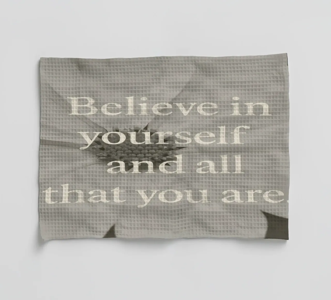 Believe In Yourself And All That You Are canovaccio da cucina da treechild
