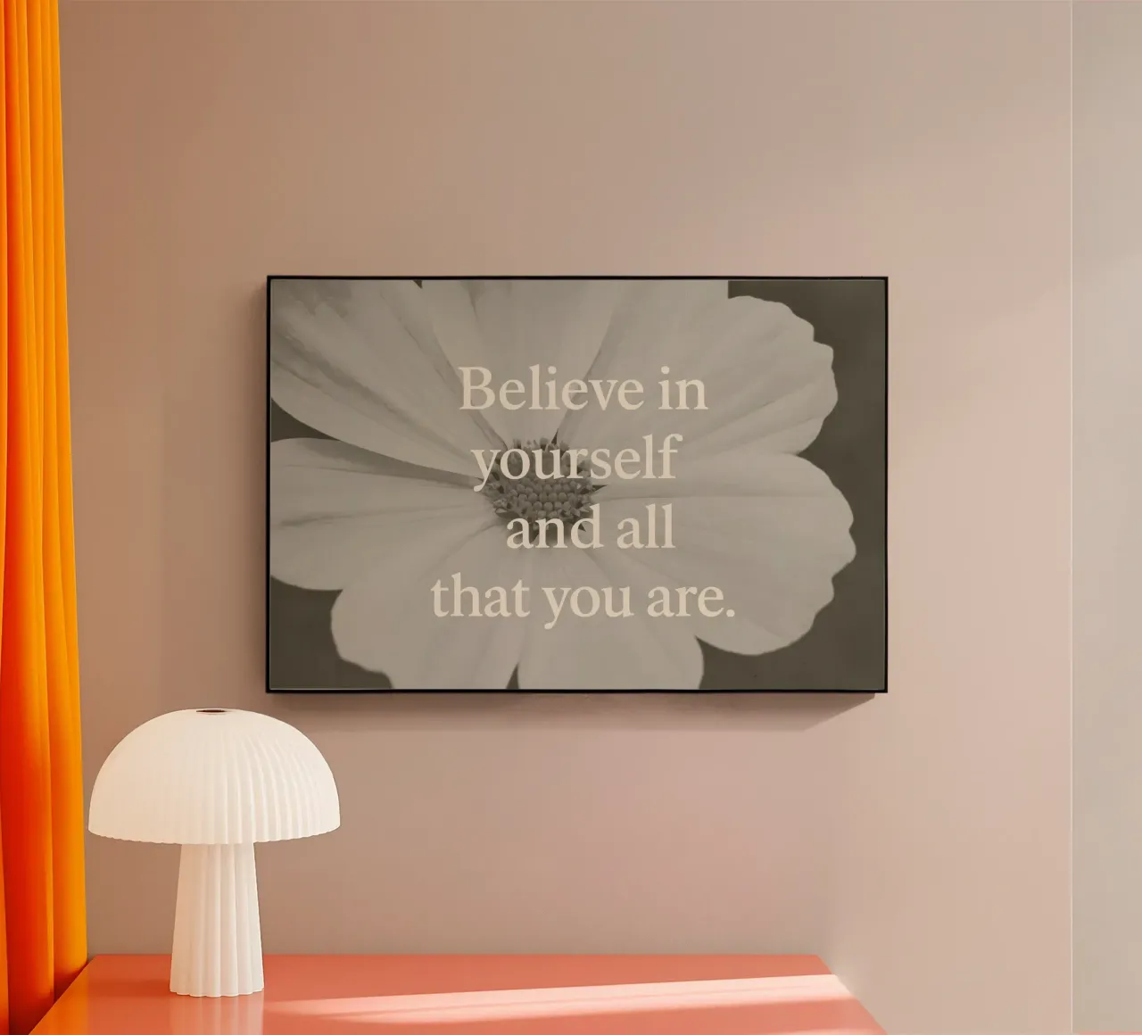 Believe In Yourself And All That You Are plexiglass da treechild