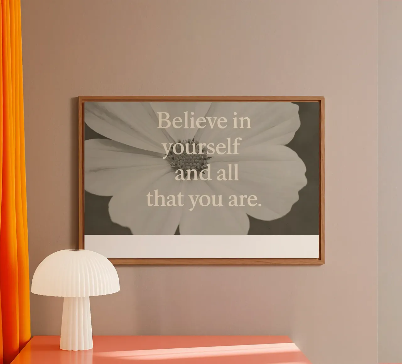 Believe In Yourself And All That You Are alluminio dibond da treechild