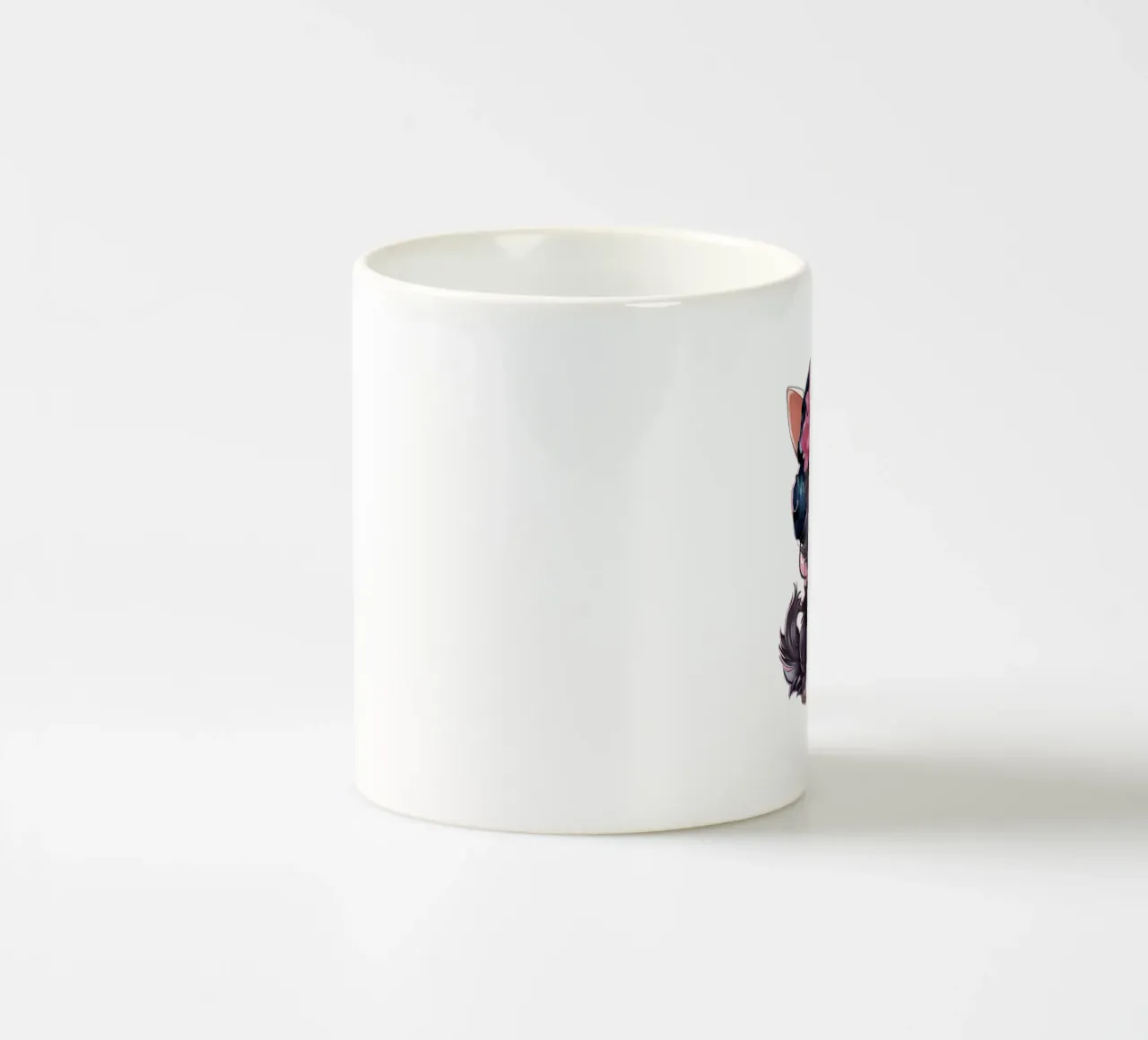 Miao con le cuffie tazza in ceramica da Carinaprint