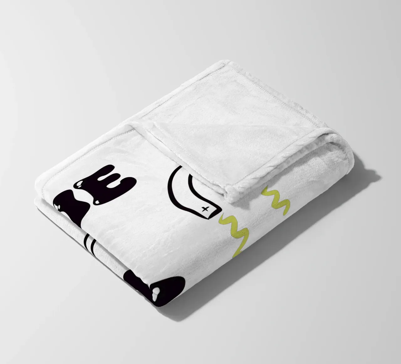 Ti amo in silenzio coperta in pile da RÉBUS REBUS