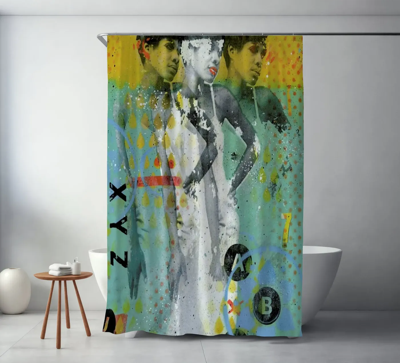 ABC Duschvorhang von Tameo