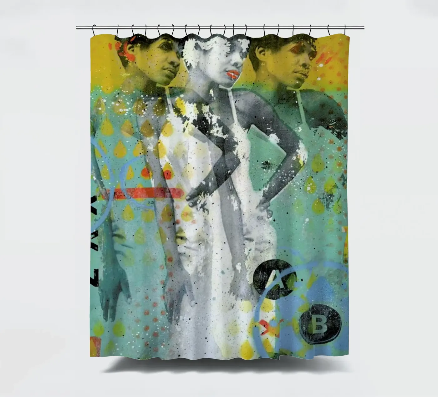 ABC Duschvorhang von Tameo