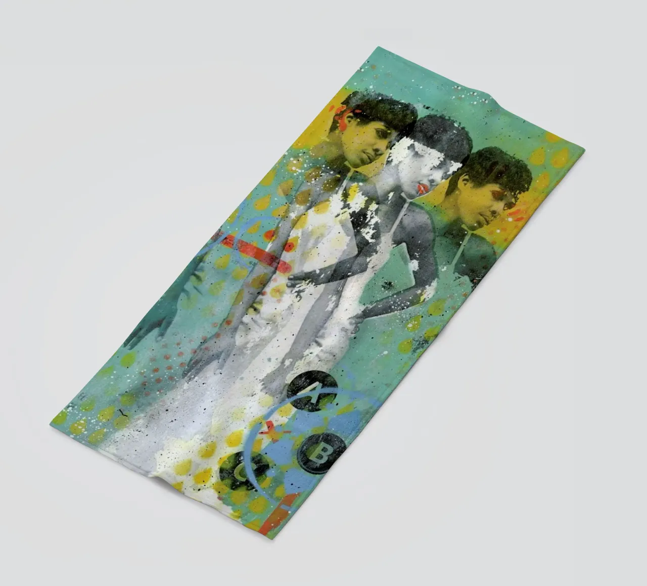ABC beach towel by Tameo