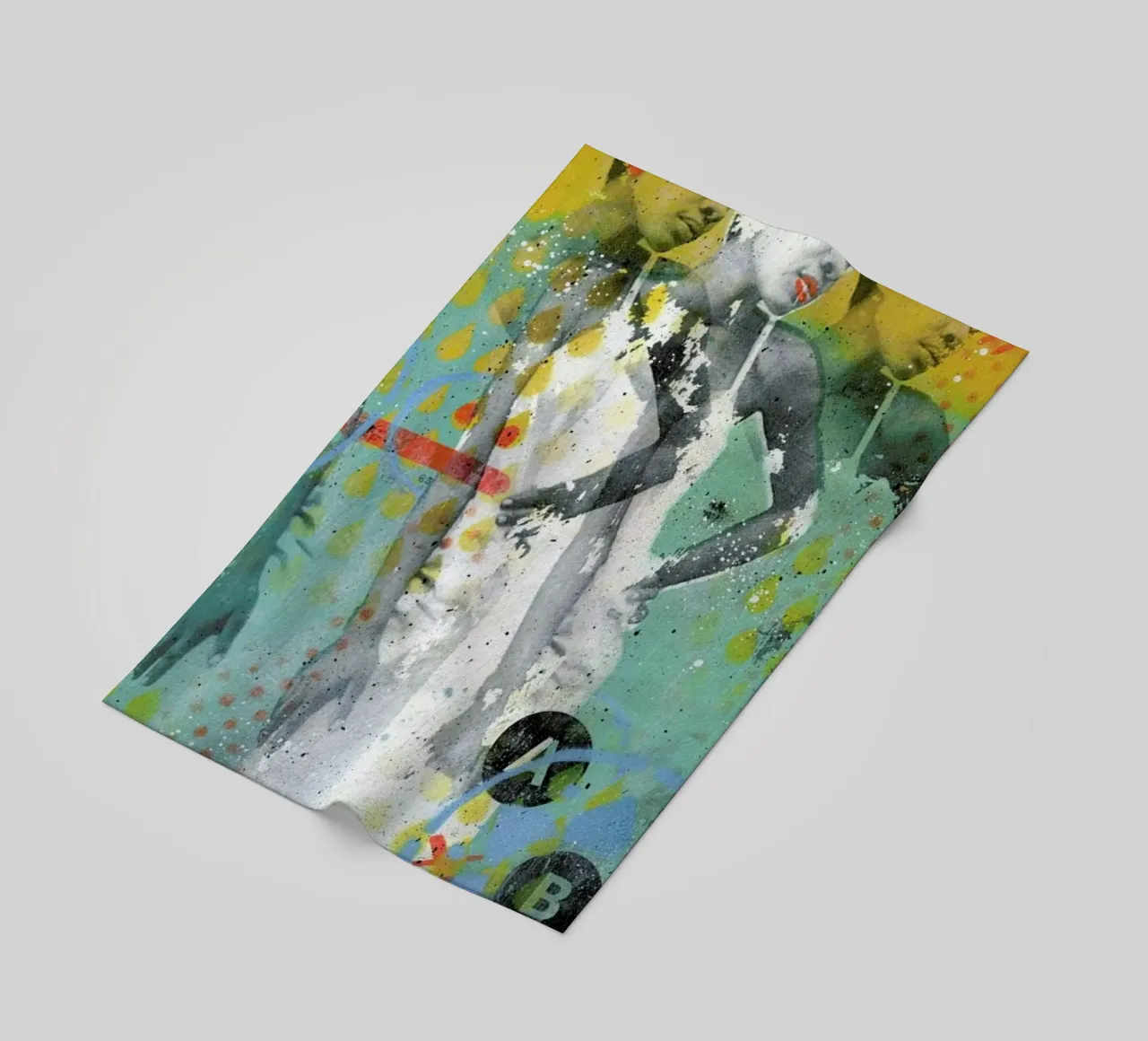 ABC beach towel by Tameo