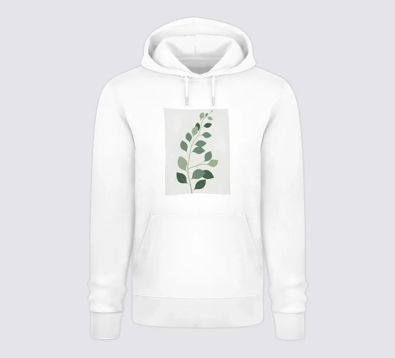 Ramo curvo felpa con cappuccio da Botanical Gallery