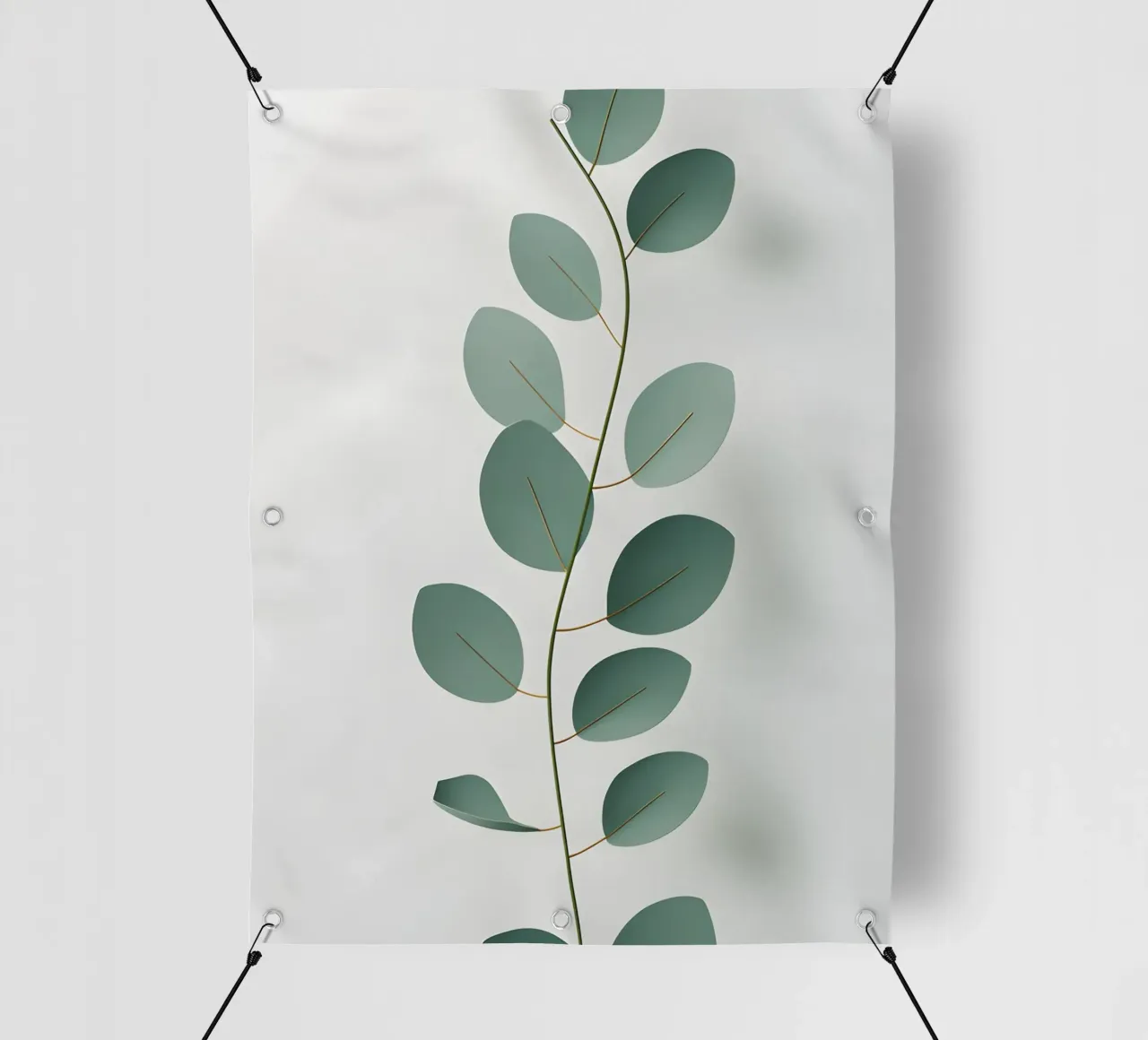 Ramo curvo telo in pvc da Botanical Gallery