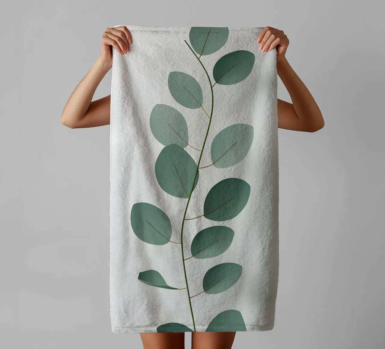 Gebogener Zweig Handtuch von Botanical Gallery