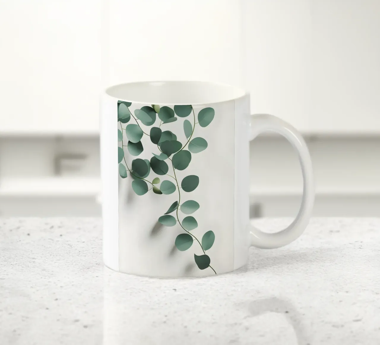 Ramo curvo tazza in ceramica da Botanical Gallery