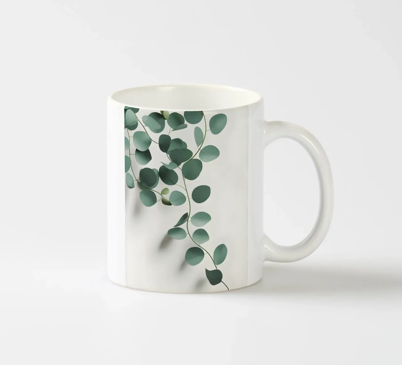 Ramo curvo tazza in ceramica da Botanical Gallery
