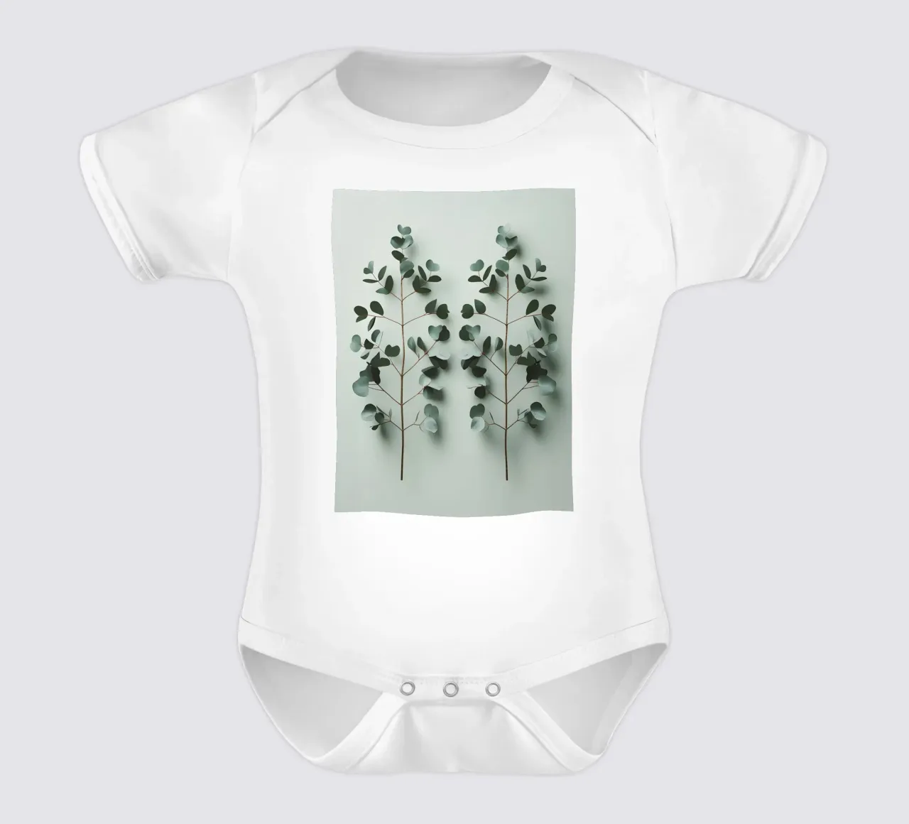 Par simétrico body de bebé de Botanical Gallery