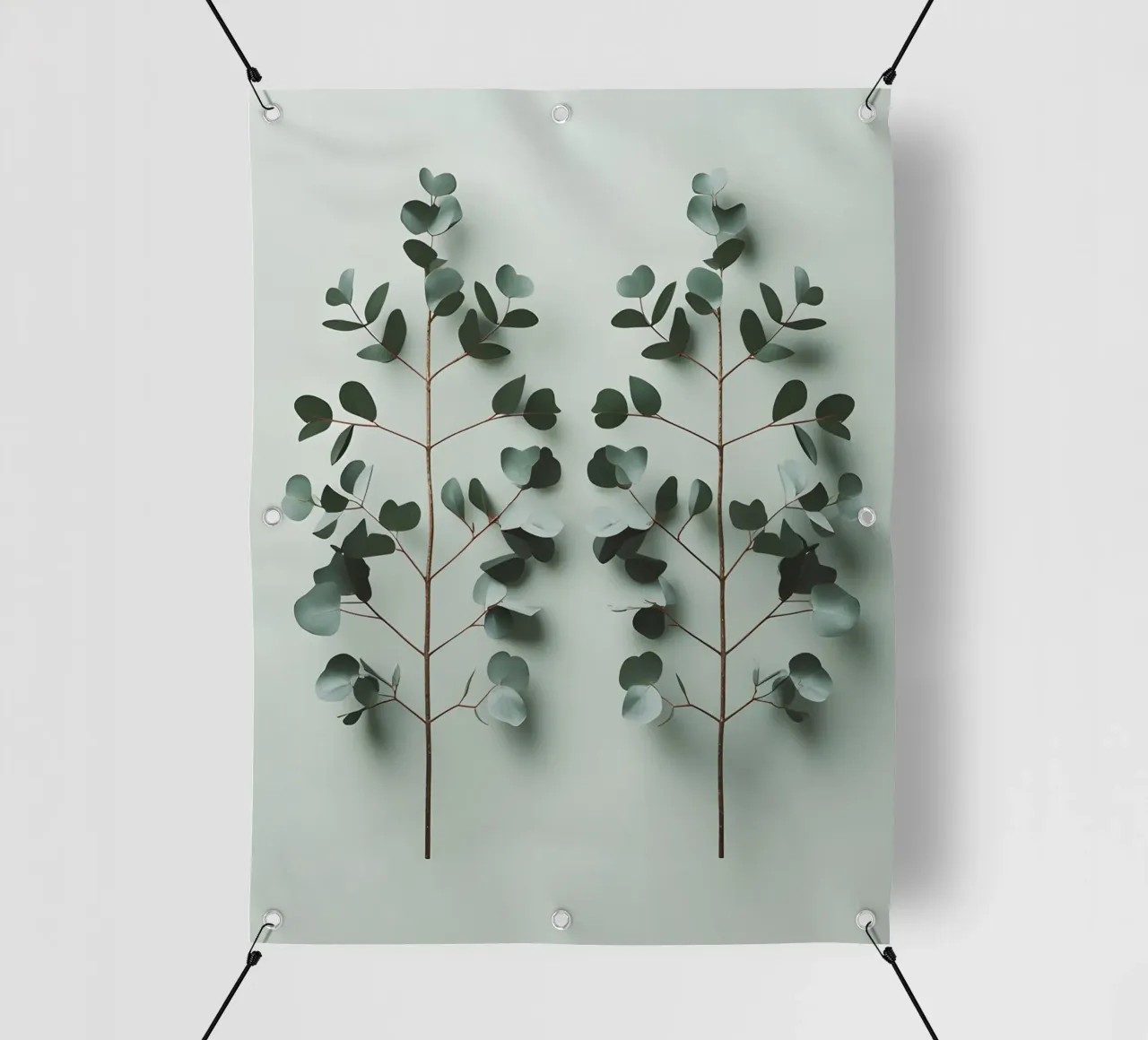Coppia simmetrica telo in pvc da Botanical Gallery