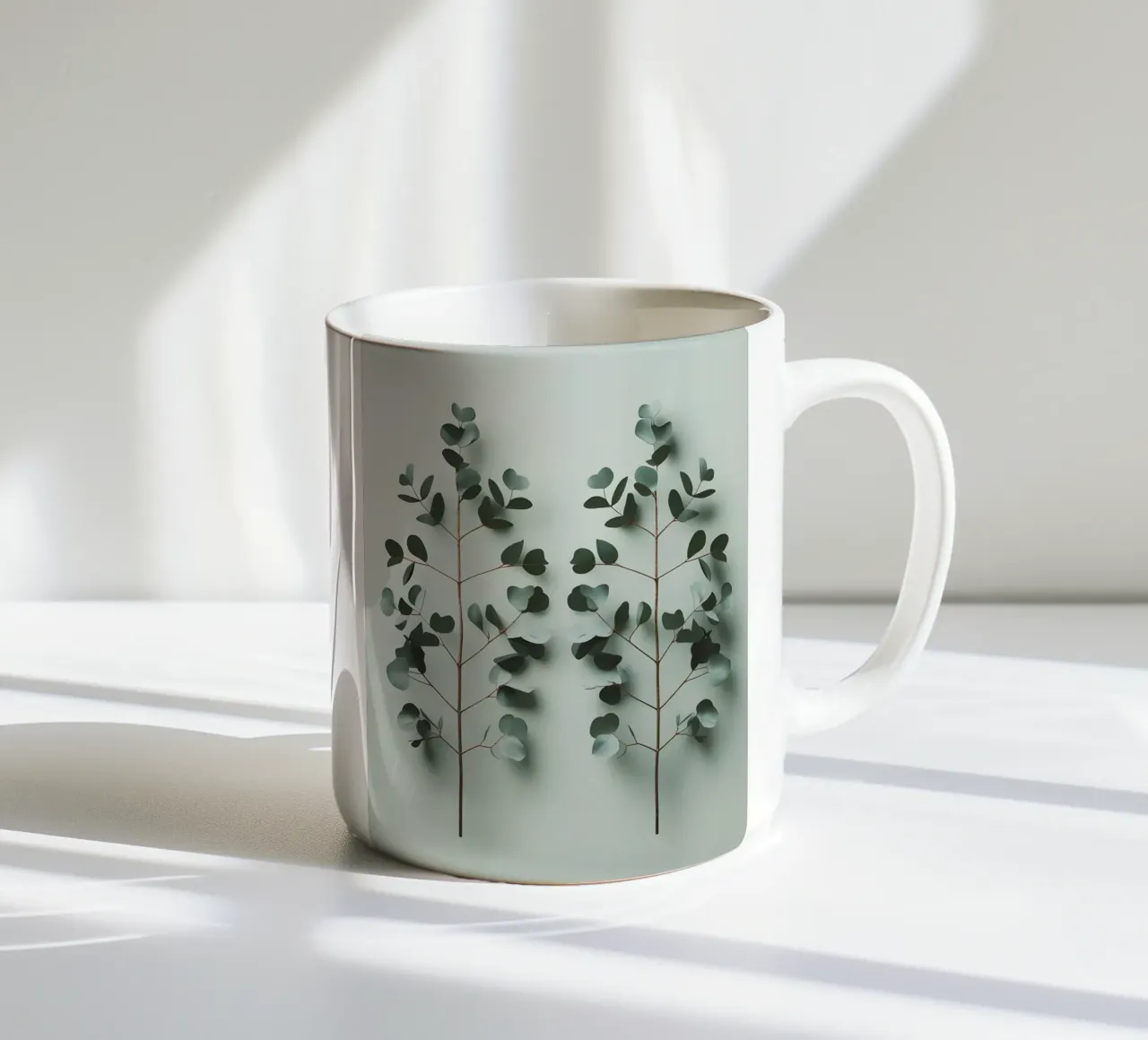 Coppia simmetrica tazza in ceramica da Botanical Gallery