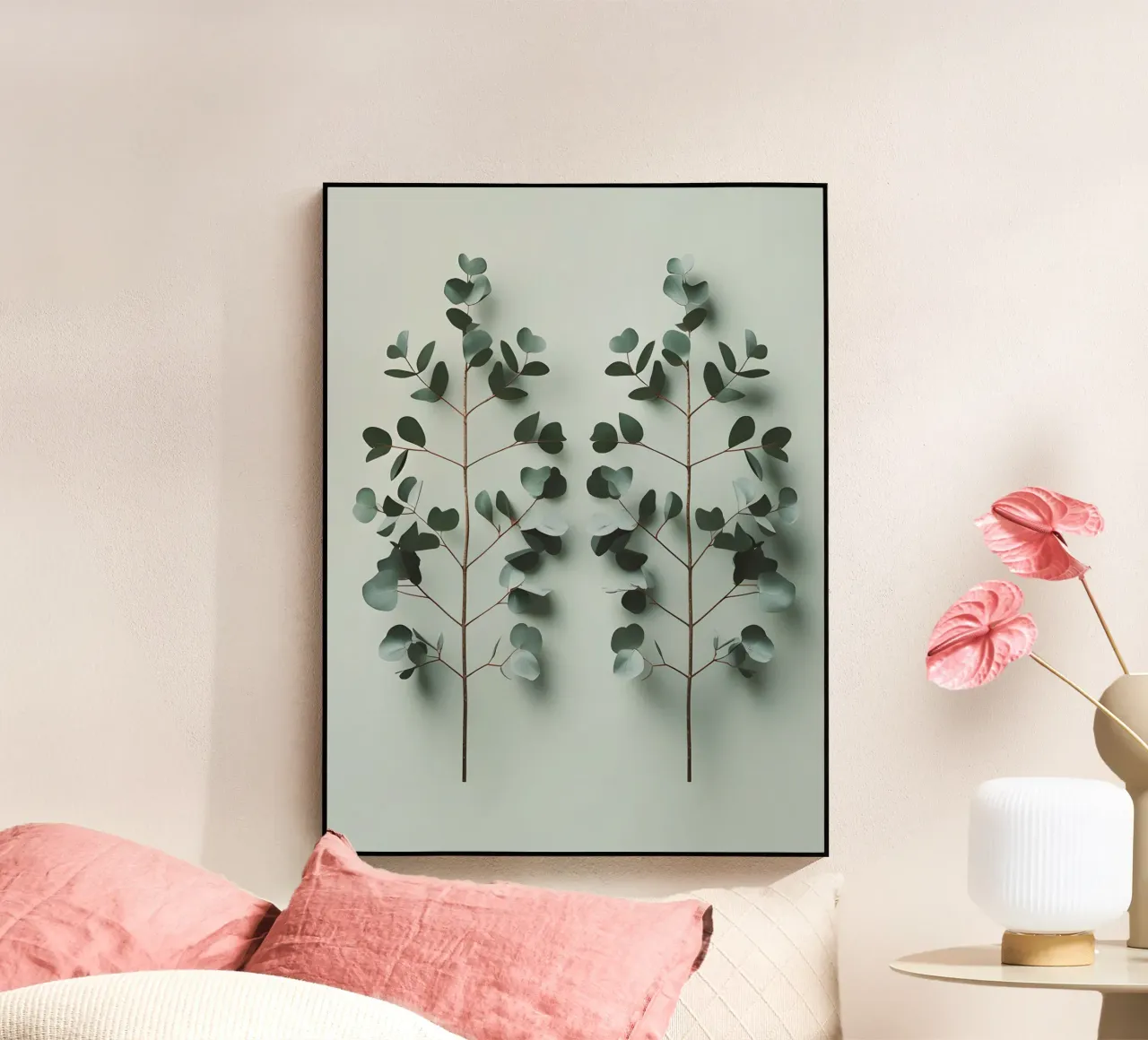 Par simétrico metacrilato de Botanical Gallery