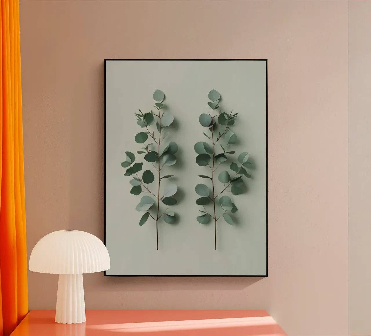 Par simétrico metacrilato de Botanical Gallery