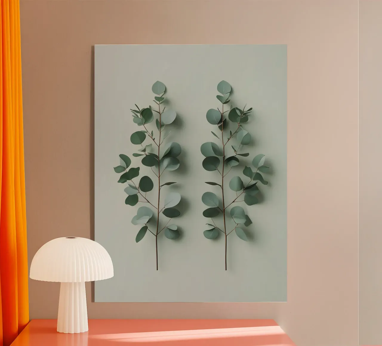 Par simétrico metacrilato de Botanical Gallery