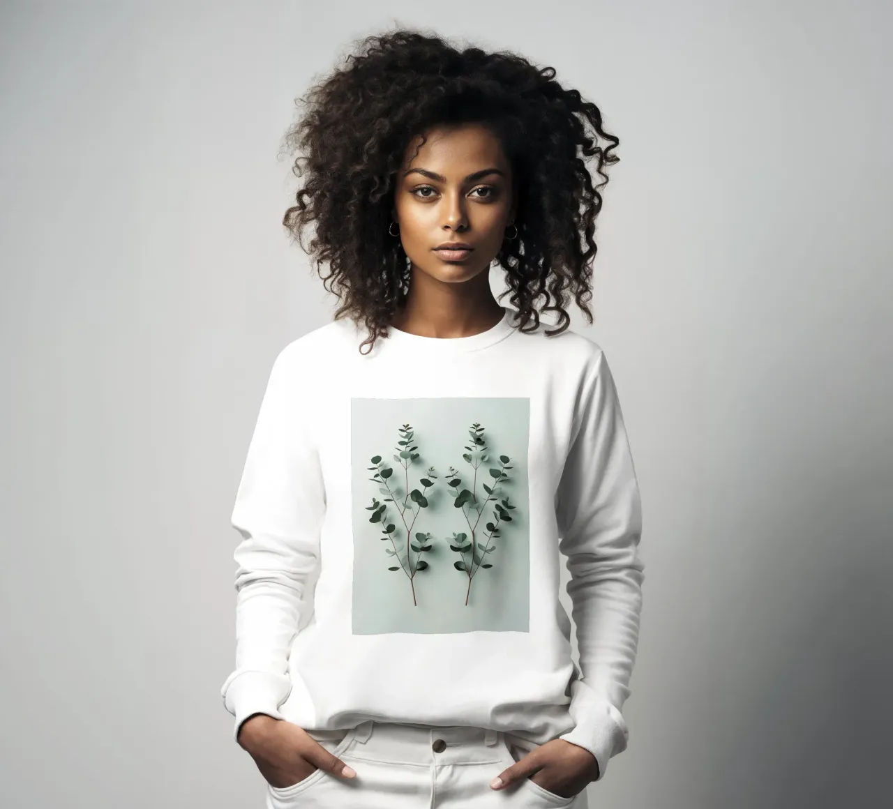 Par simétrico sudadera de Botanical Gallery