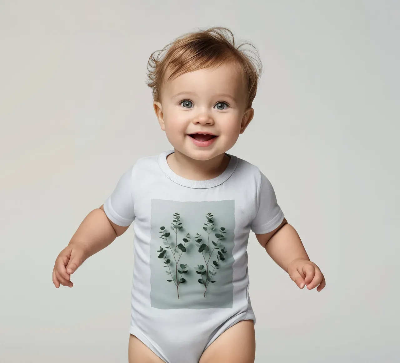 Par simétrico body de bebé de Botanical Gallery