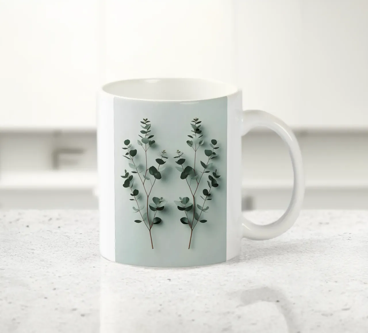 Coppia simmetrica tazza in ceramica da Botanical Gallery
