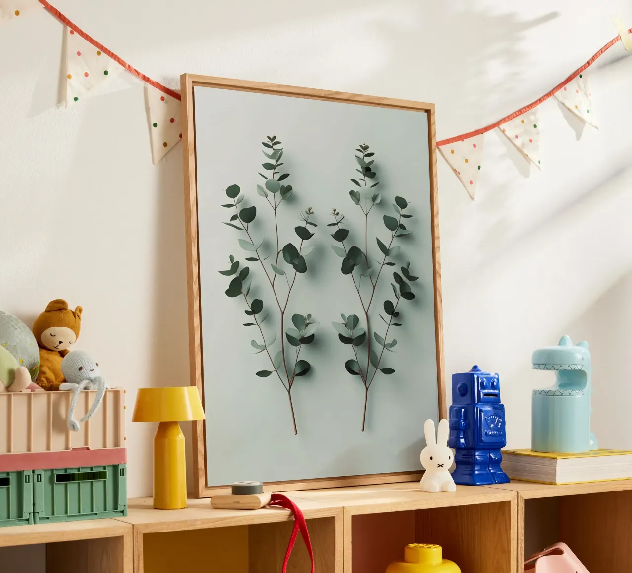 Par simétrico metacrilato de Botanical Gallery