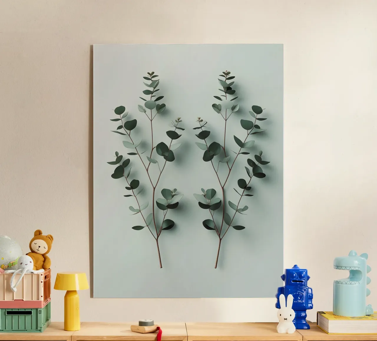 Par simétrico metacrilato de Botanical Gallery