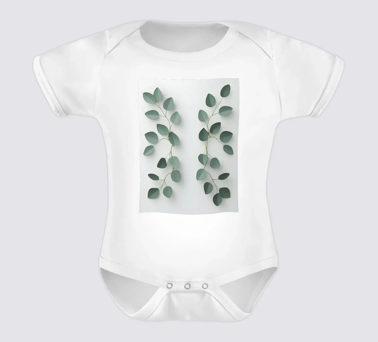 Par simétrico body de bebé de Botanical Gallery