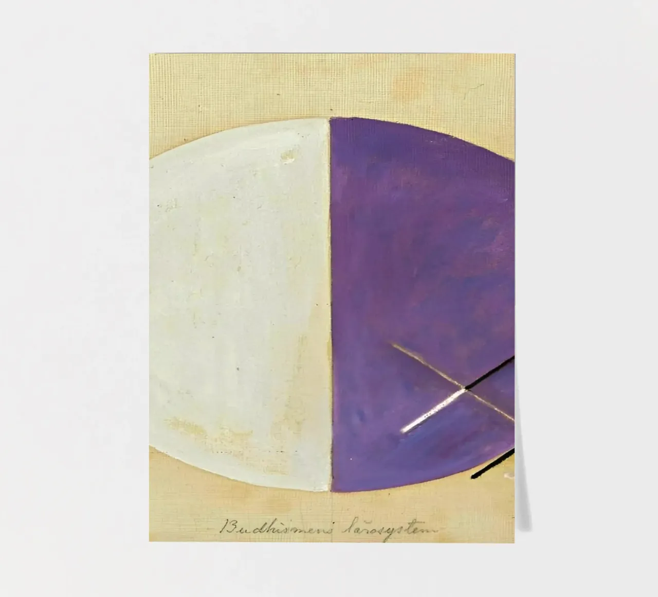Hilma Af Klint - Nr. 3d Die Lehren des Buddhismus, 1920 Stickerbogen von William Store