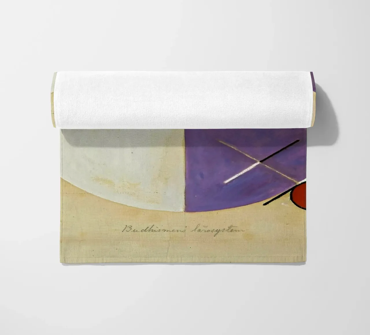 Hilma Af Klint - n. 3d Gli insegnamenti del buddismo, 1920 telo mare da William Store