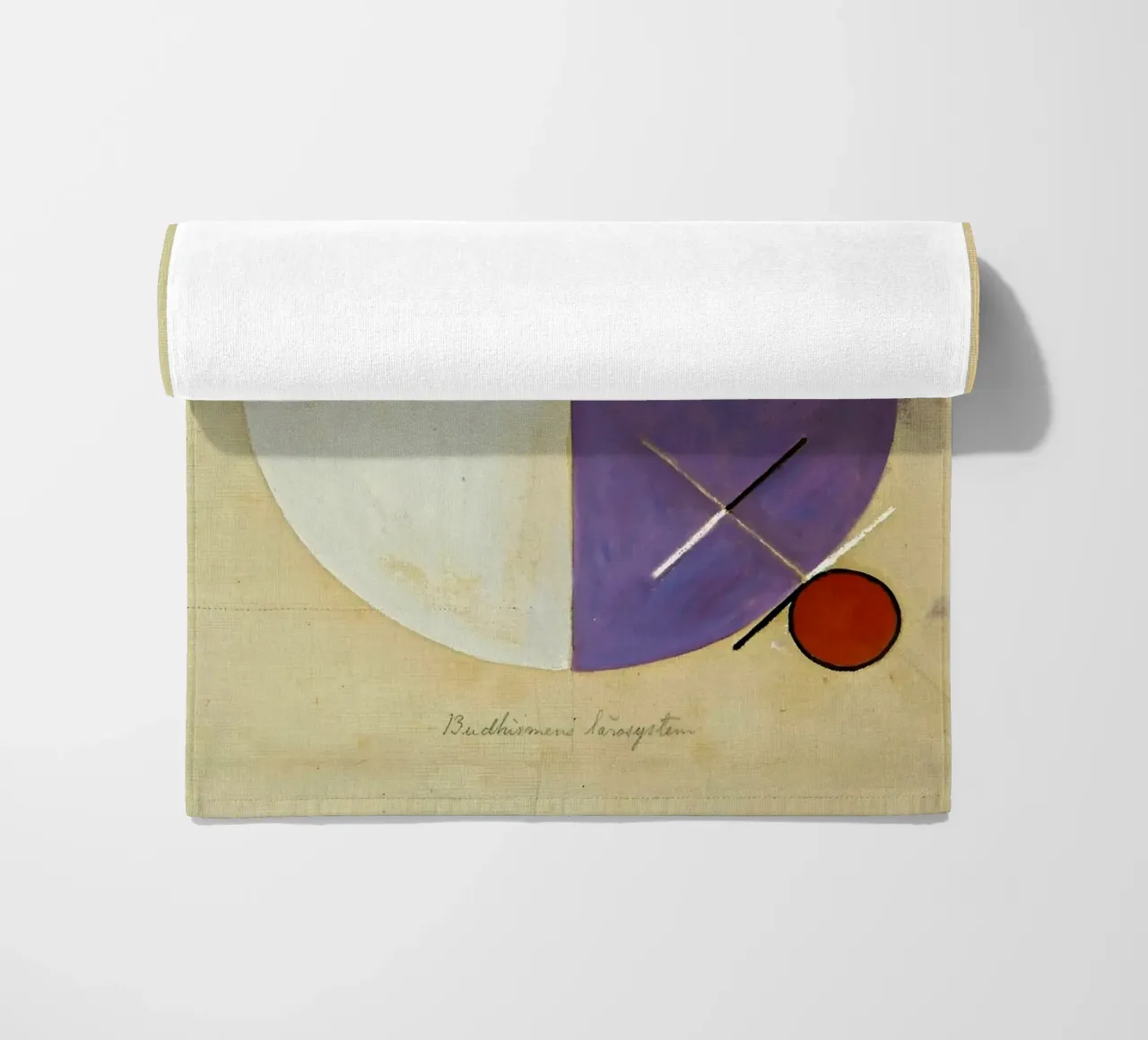 Hilma Af Klint - n. 3d Gli insegnamenti del buddismo, 1920 telo mare da William Store