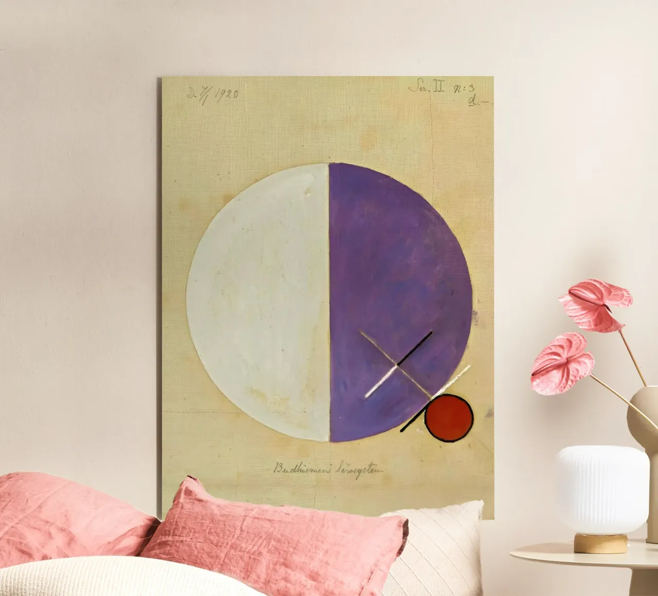 Hilma Af Klint - No. 3d The Teachings of Buddhism, 1920 alu-dibond by William Store