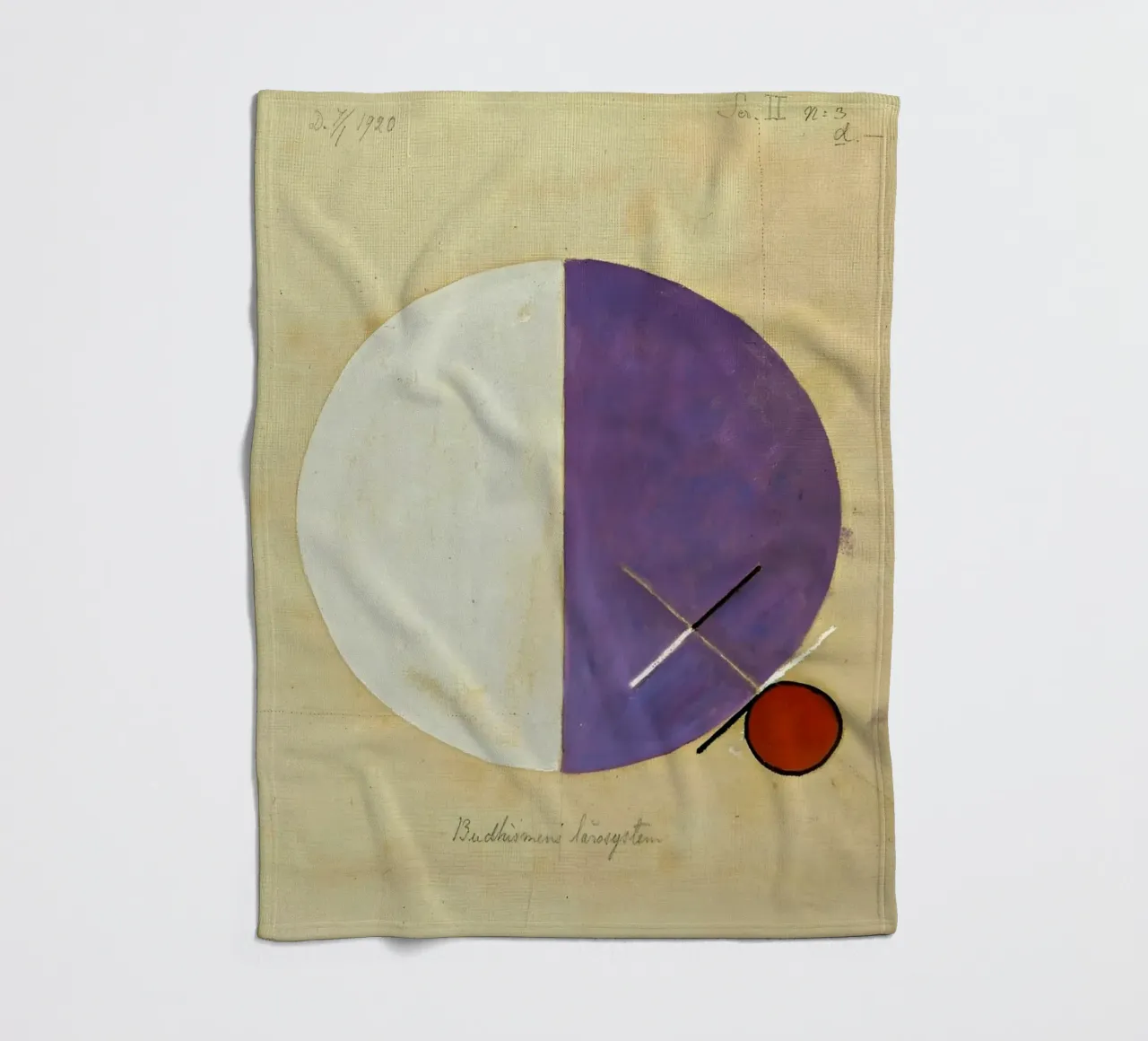 Hilma Af Klint - No. 3d The Teachings of Buddhism, 1920 fleece blanket by William Store