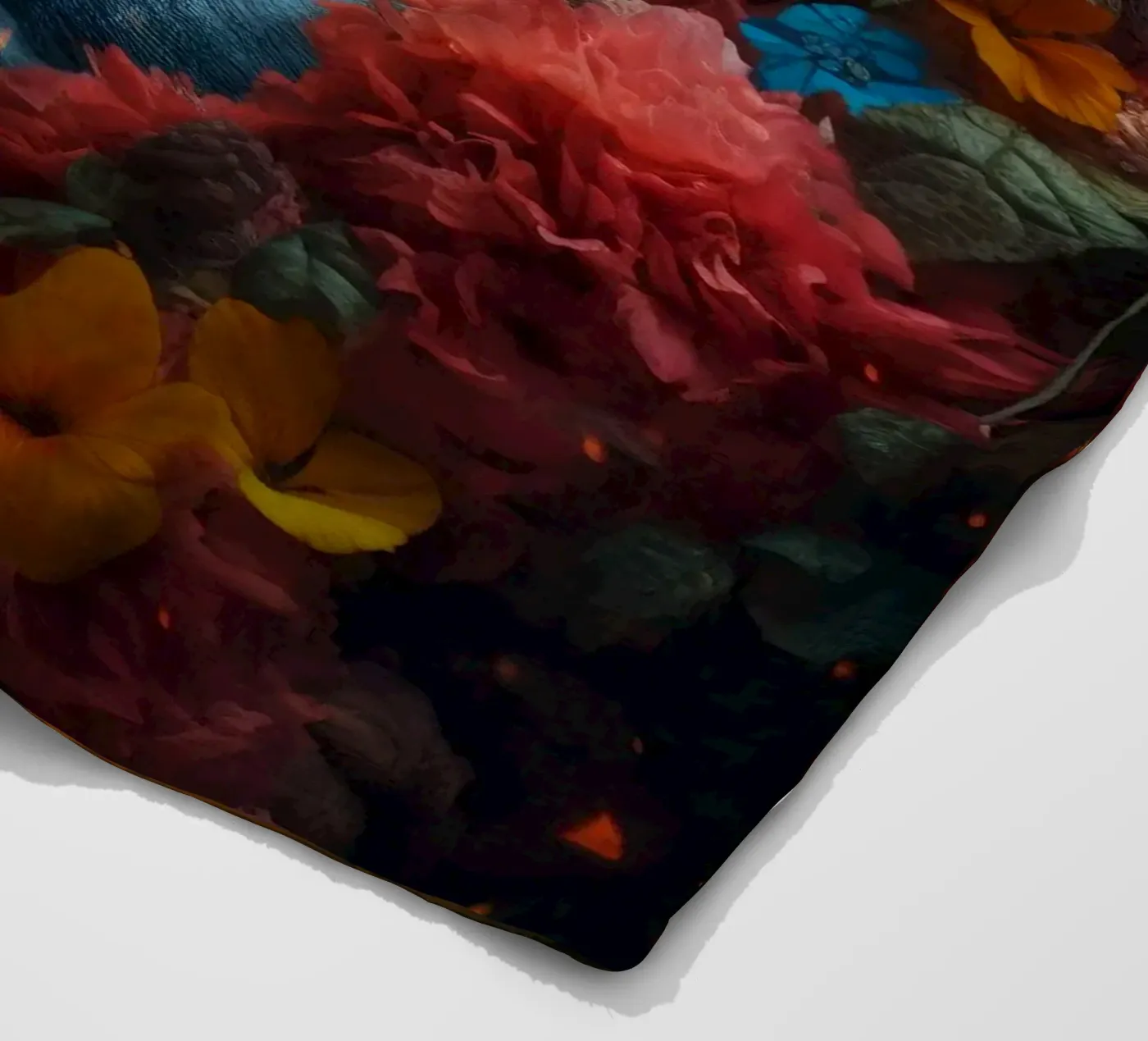 Gorilla-Blumen Fleecedecke von Mateo