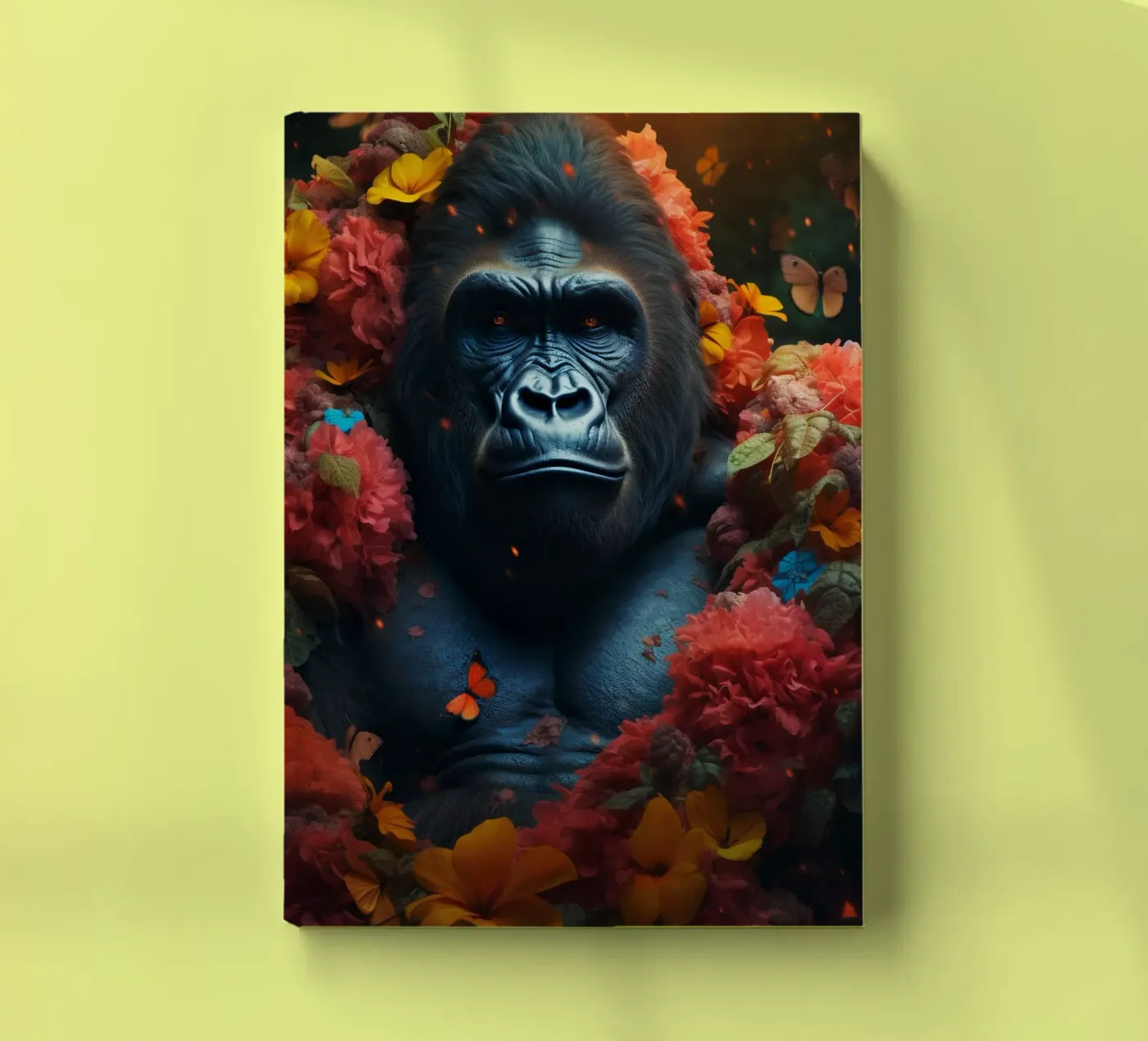 Gorilla Flowers notebook by Mateo
