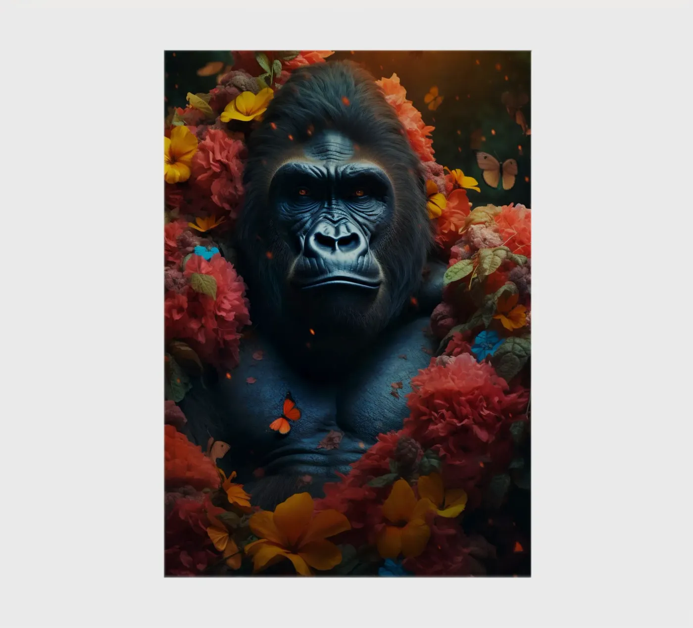 Gorilla Flowers notebook by Mateo