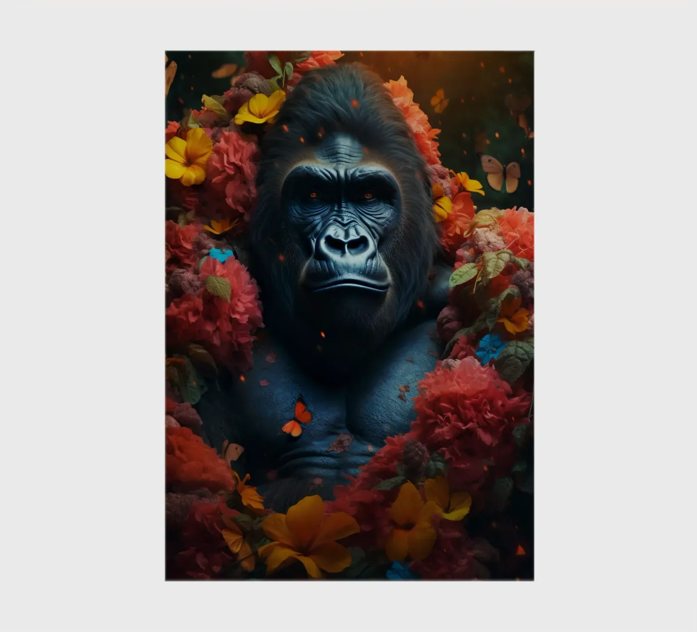 Gorilla Flowers notebook by Mateo