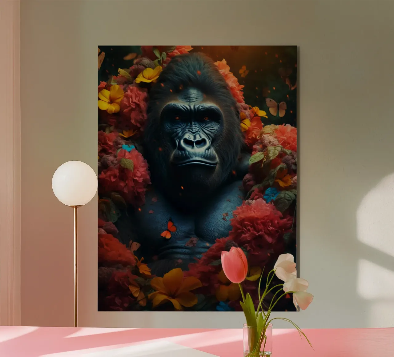 Fiori di gorilla alluminio dibond da Mateo