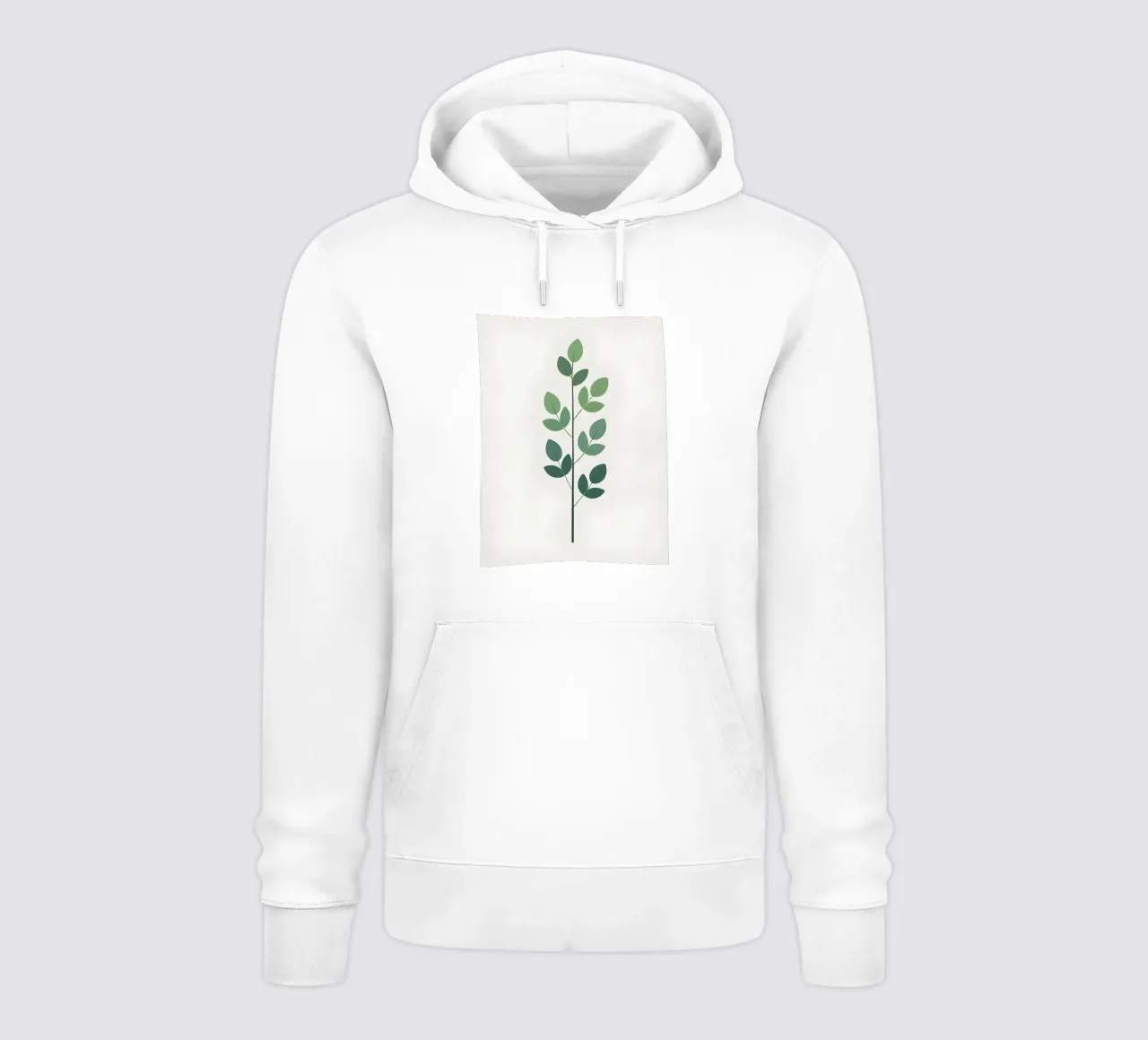 Singolo stelo minimalista felpa con cappuccio da Botanical Gallery