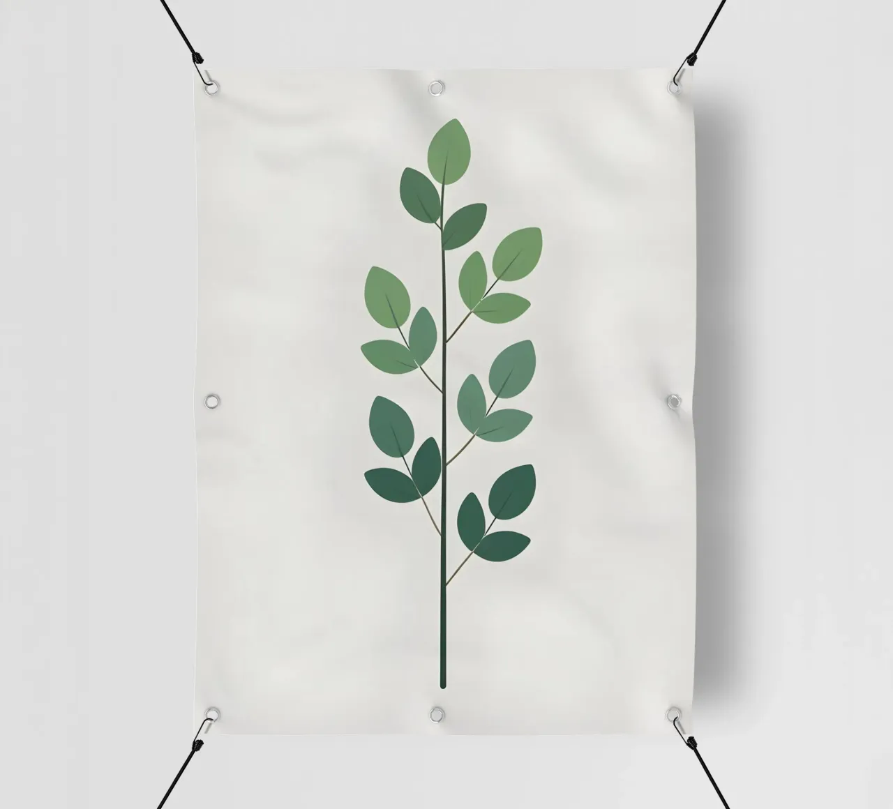 Singolo stelo minimalista telo in pvc da Botanical Gallery
